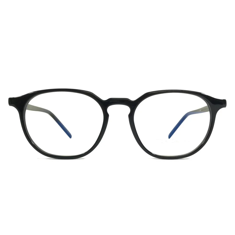 Tom Davies Eyeglasses Frames TD761 Col. 1011 Black Square Full Rim 49-18-145